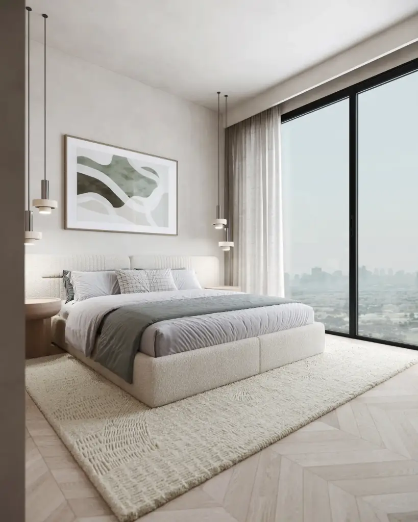 Luxury residential building interior in Dubai at Edition 77