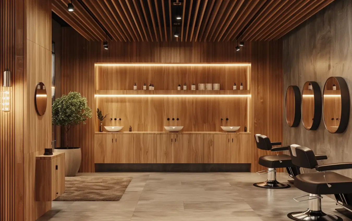 best barber shop design dubai and fit out company dubai